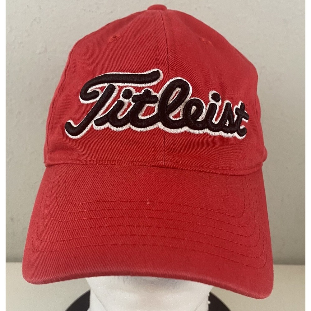 Titleist FootJoy FJ Golf Red Strapback Cap/Hat